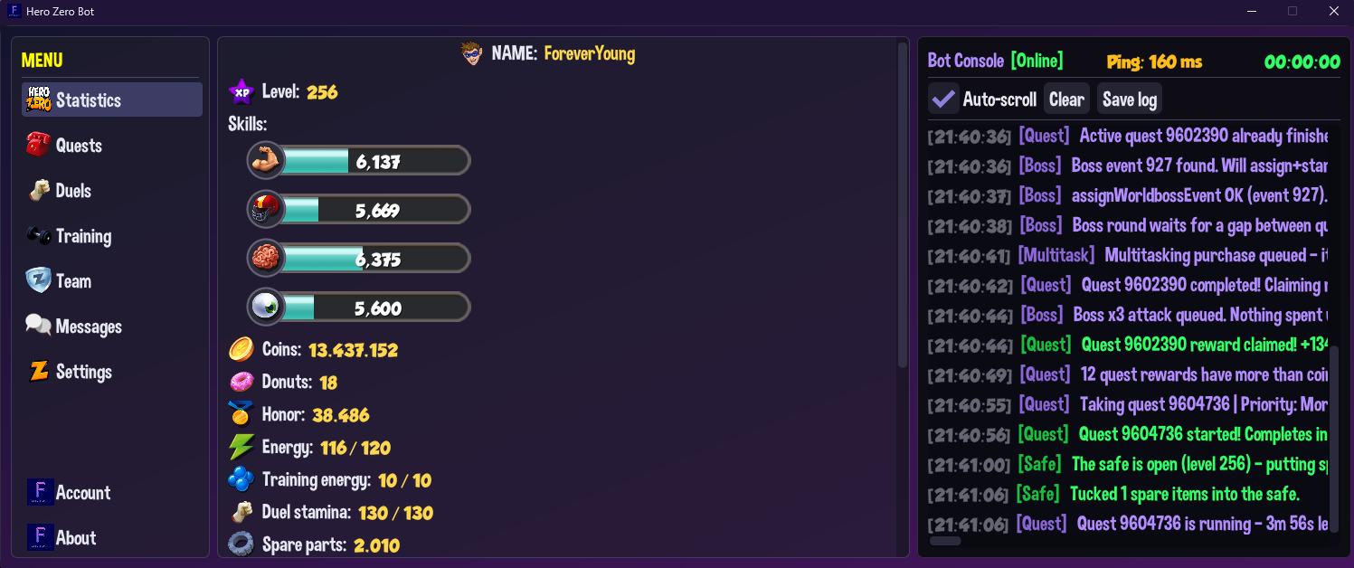 Hero Zero Bot 1